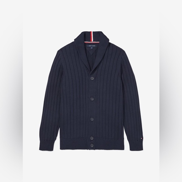 🫐 TOMMY HILFIGER Cardigan - Picture 1 of 3